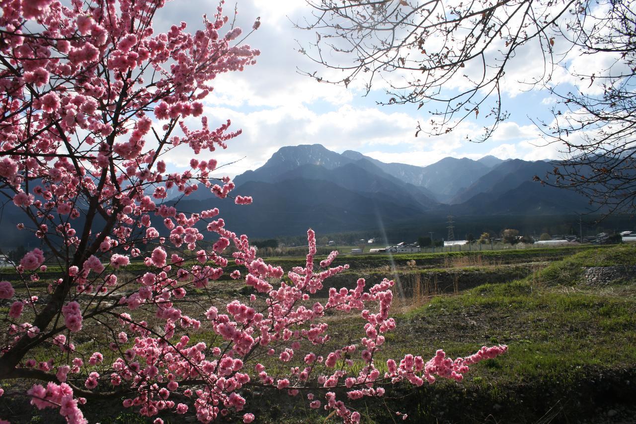 Azumino Backpackers 山の風 Hotel Macukava Kültér fotó